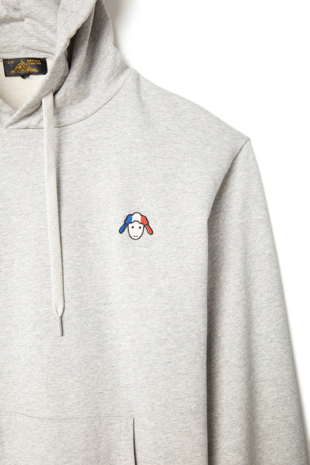 Sweat À Capuche Avec Patch Mouton Sandiana - Grey Melange - Mixte