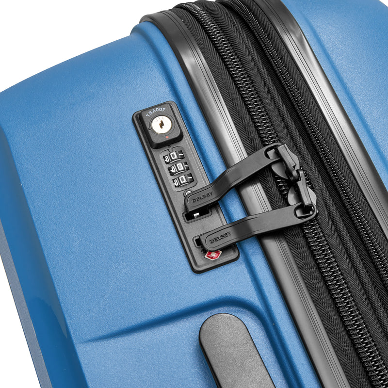 Valise Cabine Belmont Plus S Extensible (55Cm) - Bleu Zinc