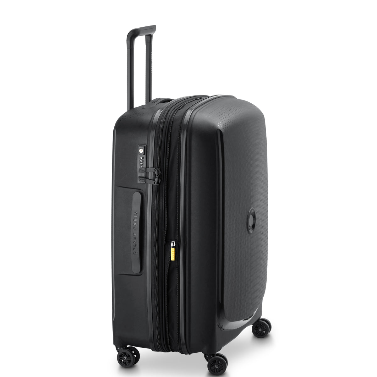 Maleta mediana extensible - Belmont Plus - L (71 cm) - Material reciclado - Negro