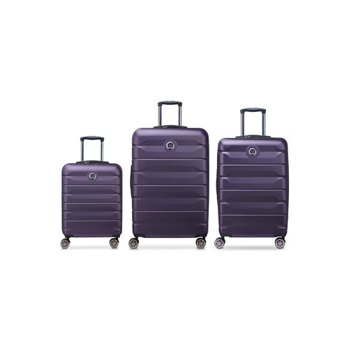 Set Of 3 Suitcases Air Armour - Dark Purple