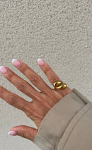 Chunky Embrace Signet Ring