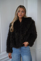 Manteau Fourrure Soanne - Chocolat