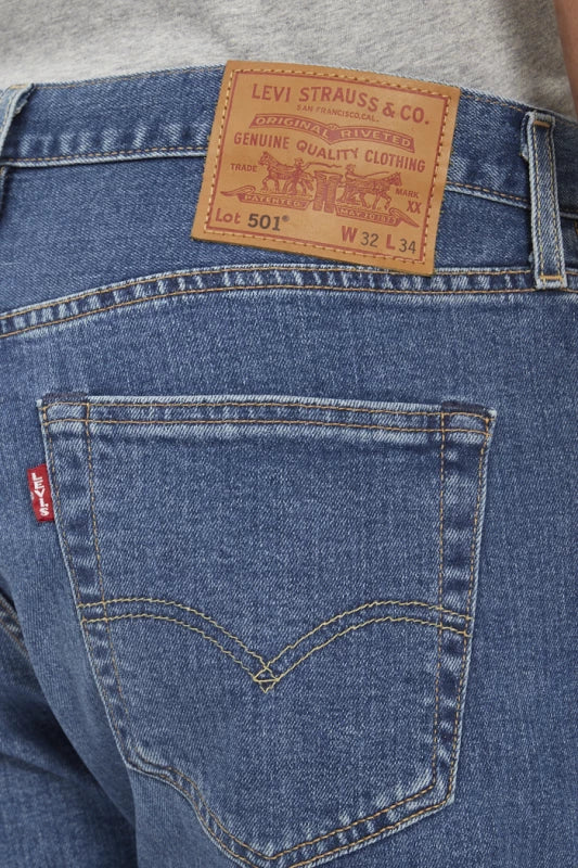 Jeans Levi'S ® 501 Originals Coupe Droite Délavage Bulldog Indigo