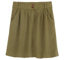 Falda Lyocell Co - Plain Khaki - Mujer