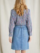Jupe Denim Court - Bleu Clair DelaVeste - Femme