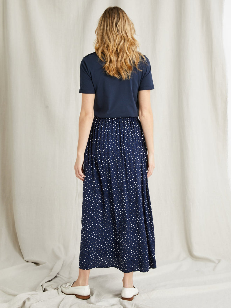 Blue Polka Dot Petticoat - Medium Blue Print - Women