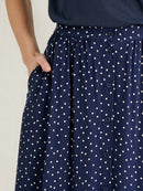 Blue Polka Dot Petticoat - Medium Blue Print - Women