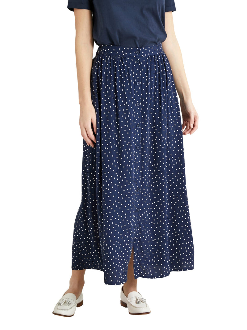 Blue Polka Dot Petticoat - Medium Blue Print - Women