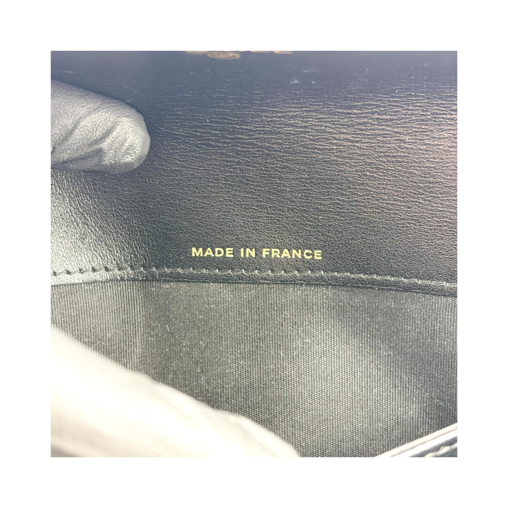 Portefeuille Chanel Boy Flap Long Cuir - Noir