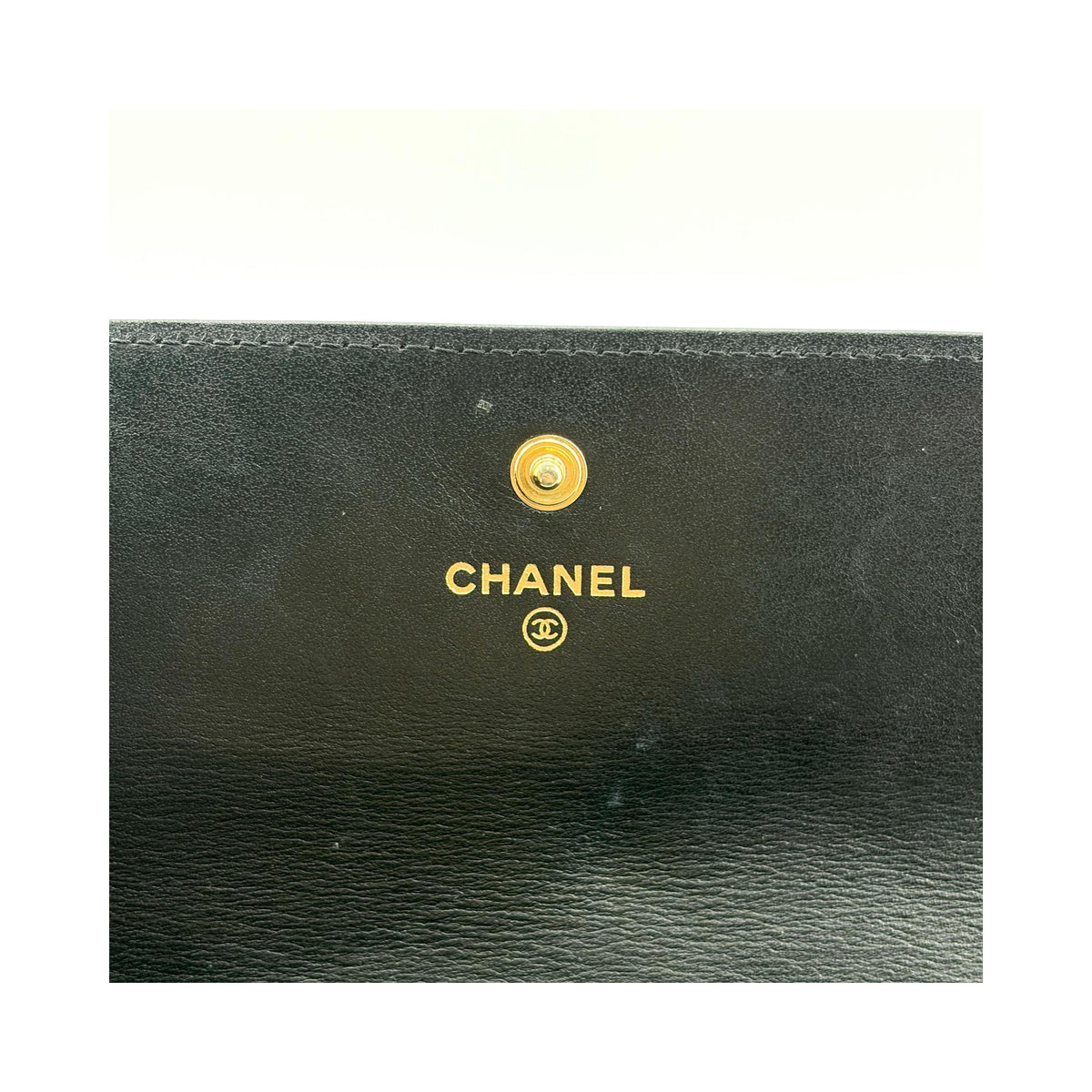 Portefeuille Chanel Boy Flap Long Cuir - Noir