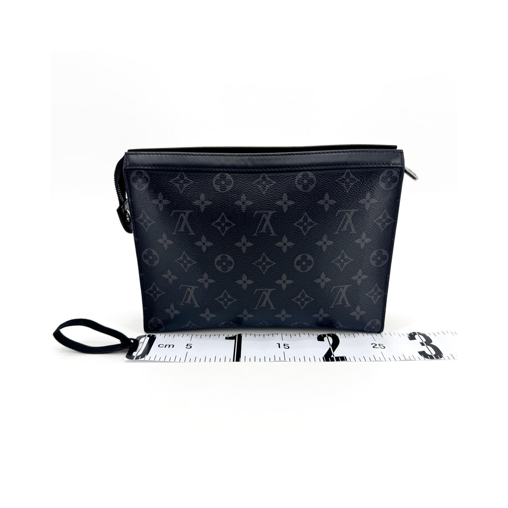 Pochette Louis Vuitton Pochette Voyage Mm Toile - Noir