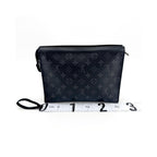 Pochette Louis Vuitton Pochette Voyage Mm Toile - Noir