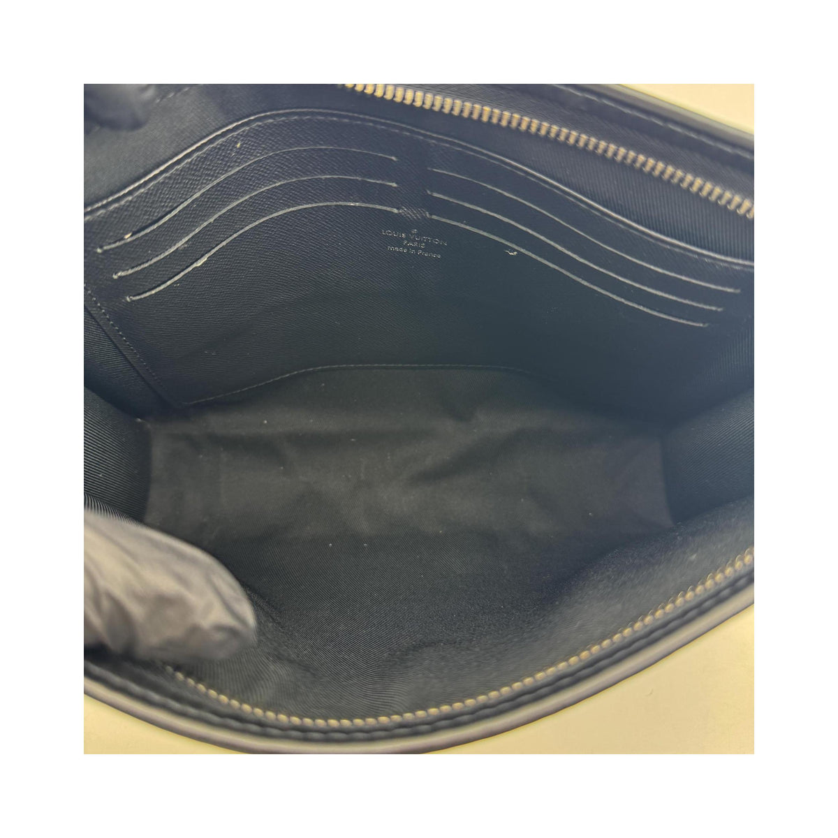 Pochette Louis Vuitton Pochette Voyage Mm Toile - Noir