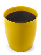 Glazed Shades - Pot De Fleurs - L - Terre Cuite - Jaune Lines
