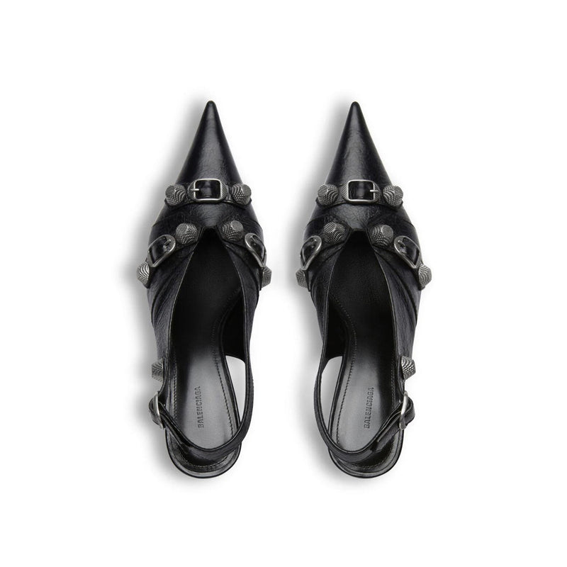 Escarpins - Balenciaga Cagole Slingback - Black