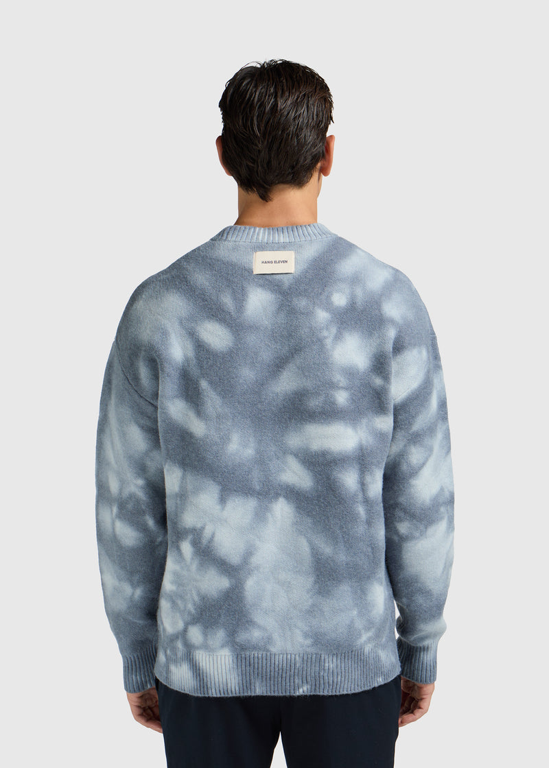 Pull Col Rond Cloud - Light Blue