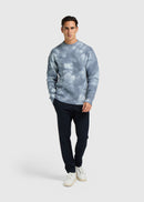 Pull Col Rond Cloud - Light Blue