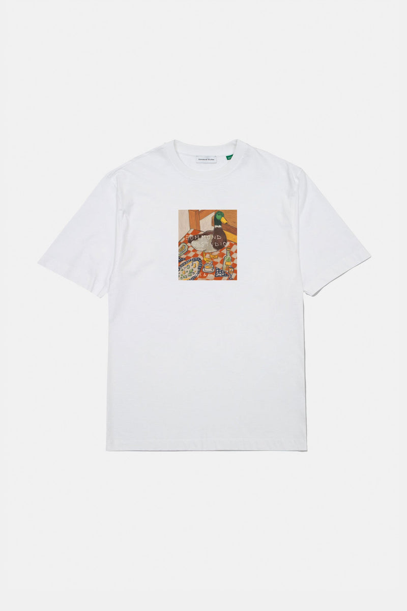 T-Shirt Cute Duck Plain Blanc
