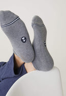 Lot De 2 Paires De Chaussettes Basses Noir Et Gris - Jo Duo Noir Gris