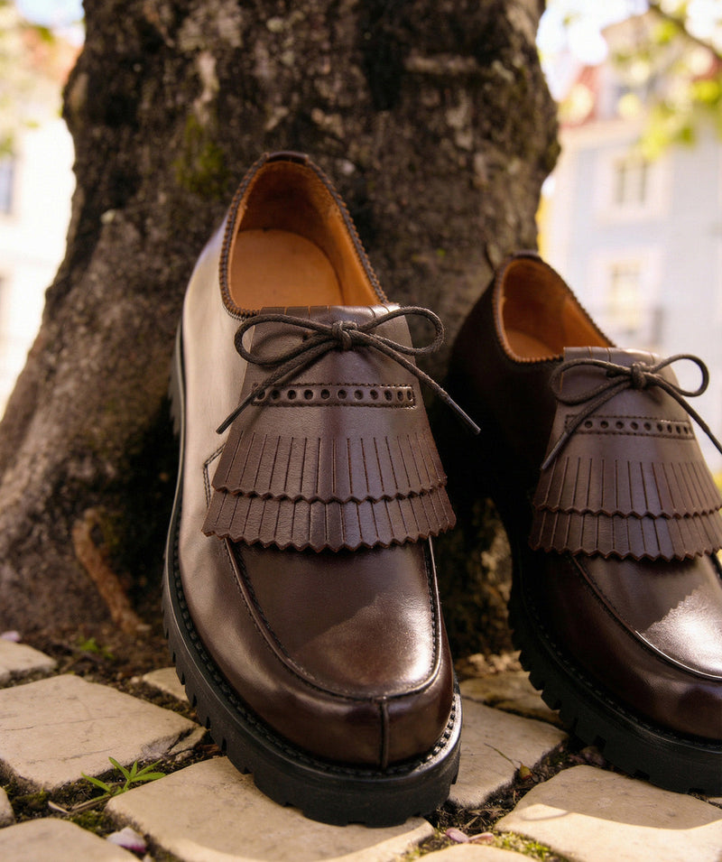 Derbies Leonie - Marron