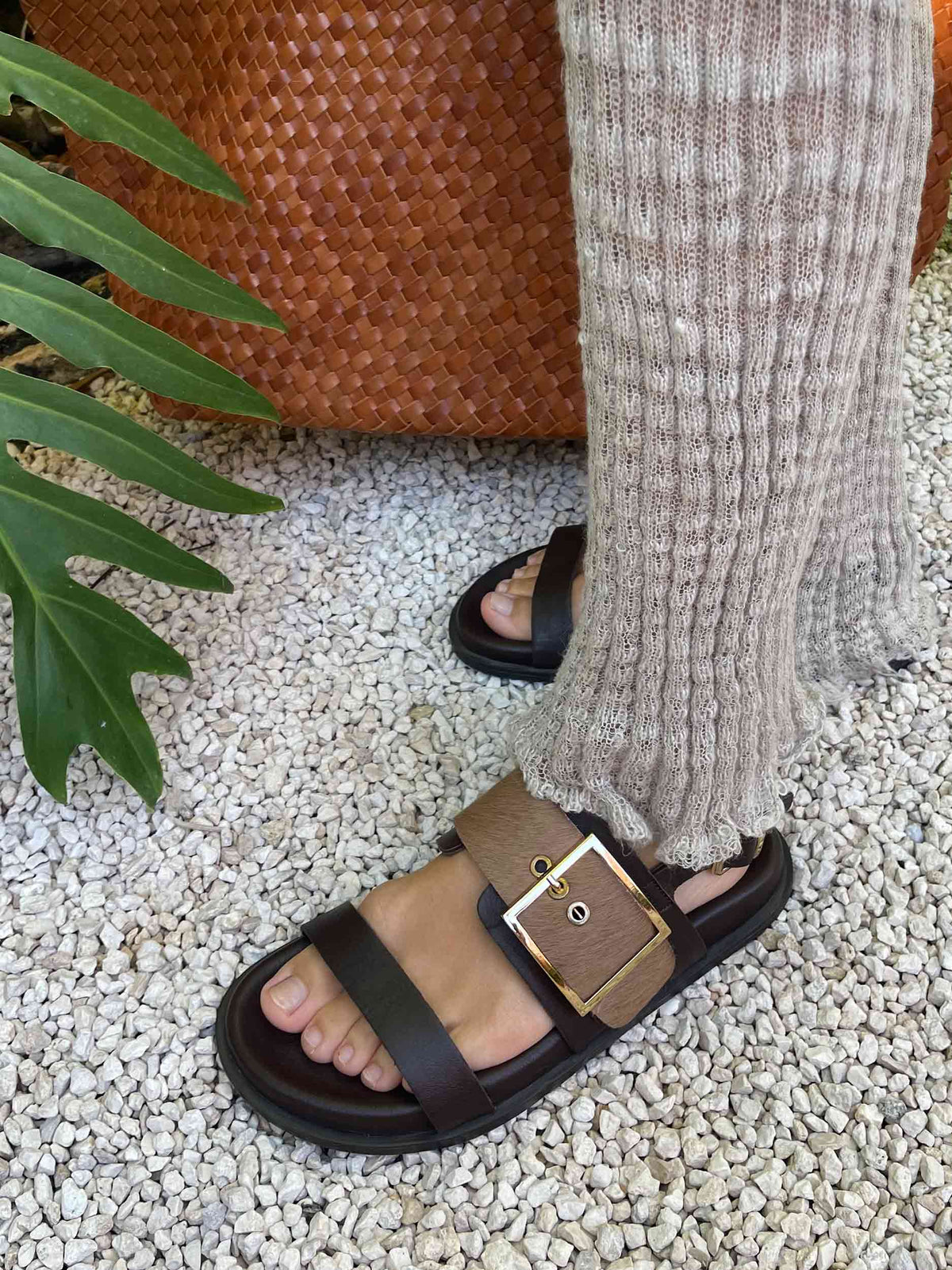 Sandali Wild At Golden Hour - Marrone scuro