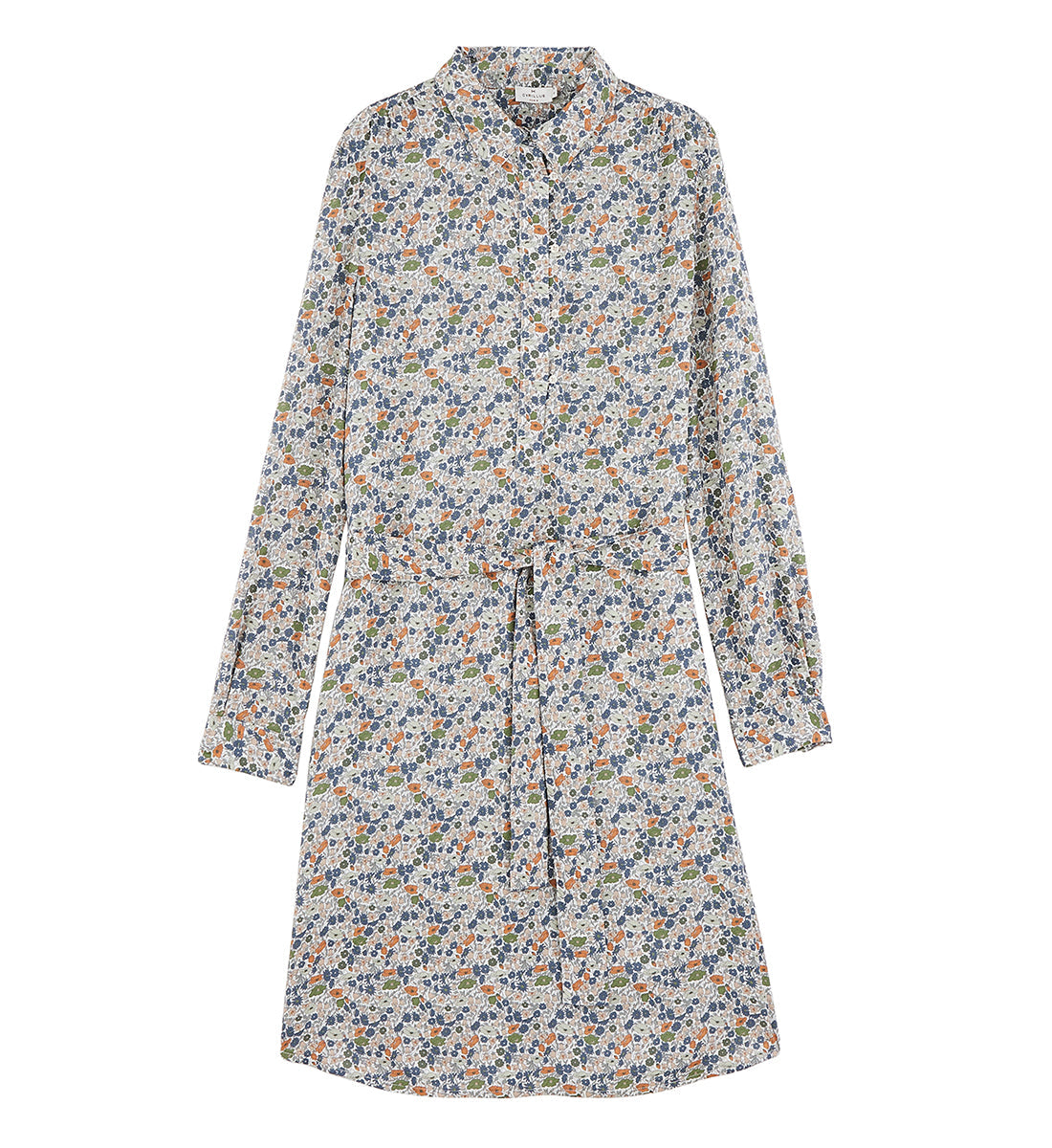 Lib Poppy Dress - Dark Blue Print - Women