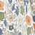 Lib Poppy Dress - Dark Blue Print - Women
