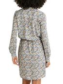Robe Lib Poppy - Bleu Fonce Imprime - Femme
