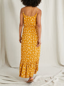 Isadora Ja Dress - Dark Yellow Print - Women