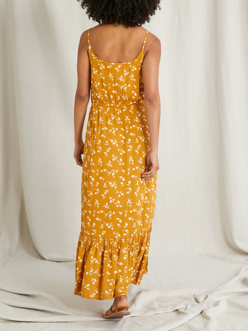 Isadora Ja Dress - Dark Yellow Print - Women