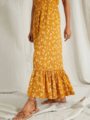 Isadora Ja Dress - Dark Yellow Print - Women