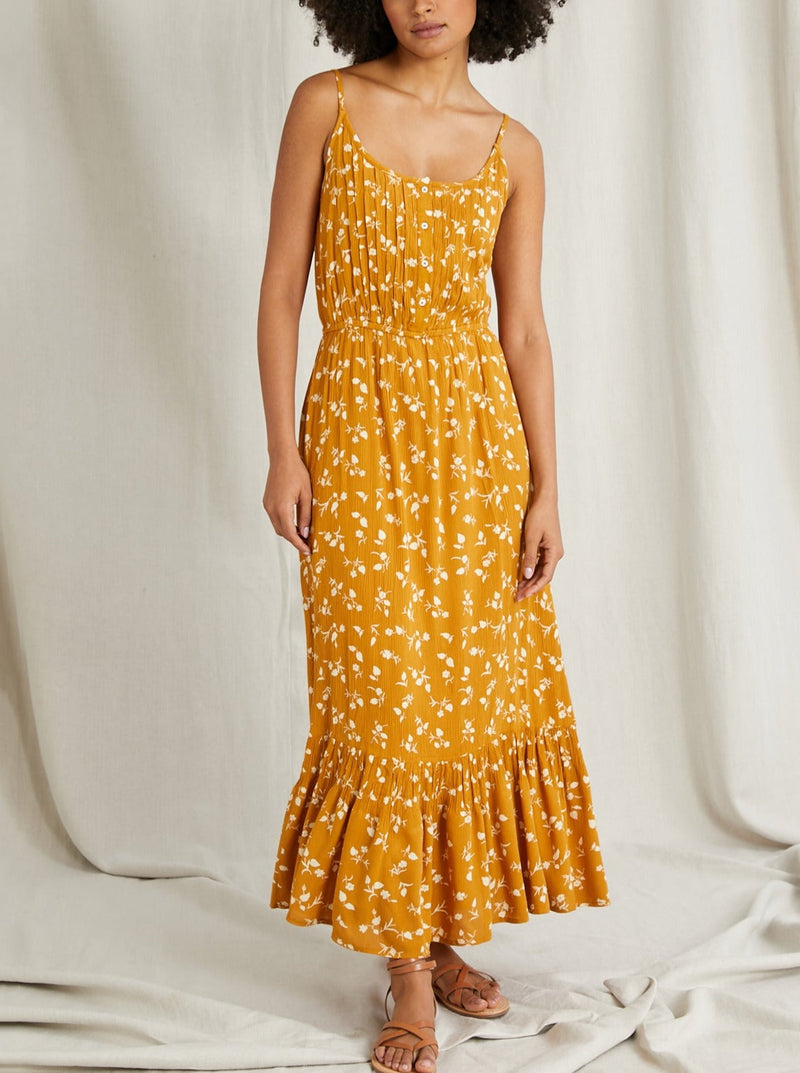 Isadora Ja Dress - Dark Yellow Print - Women