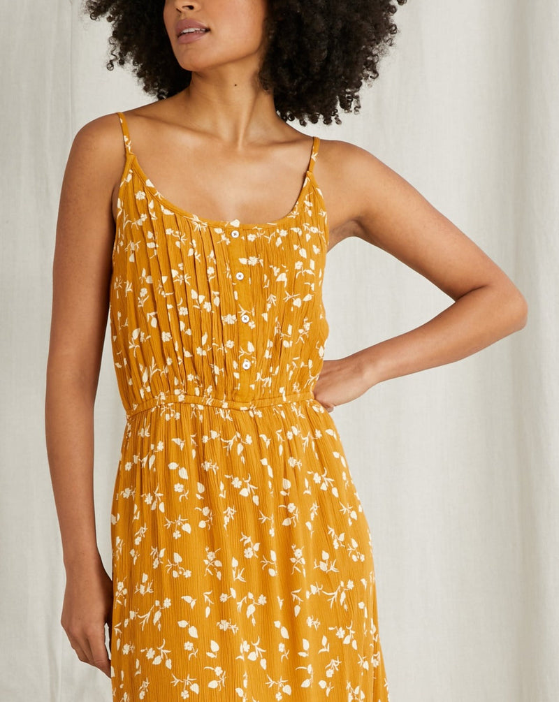 Isadora Ja Dress - Dark Yellow Print - Women