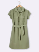 Mc Short Dress - Dark Green Gray - Women