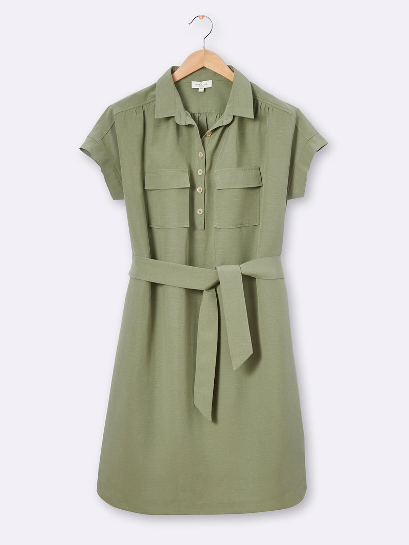 Mc Short Dress - Dark Green Gray - Women