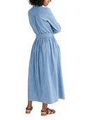 Robe L Denim Li - Bleu Clair DelaVeste - Femme