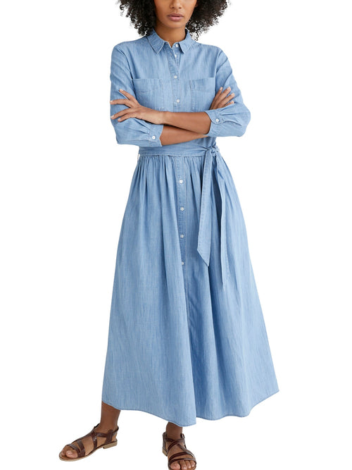 Robe L Denim Li - Bleu Clair DelaVeste - Femme