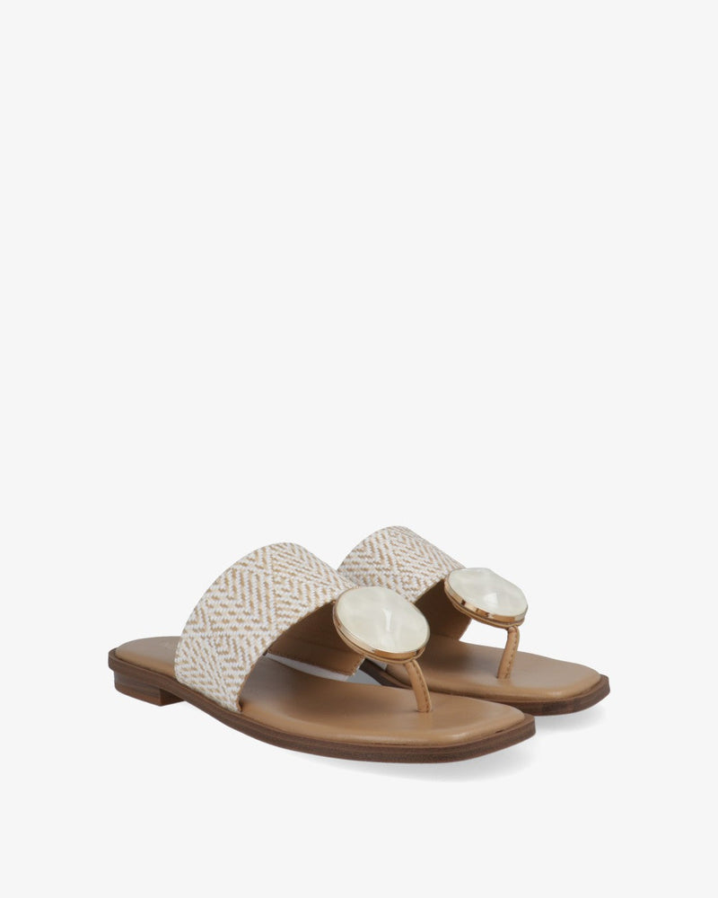 Margot sandals - Multi/Blanc