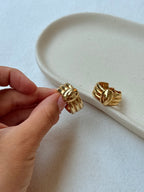 Pendientes Vintage - Criollas Trenzadas Doradas
