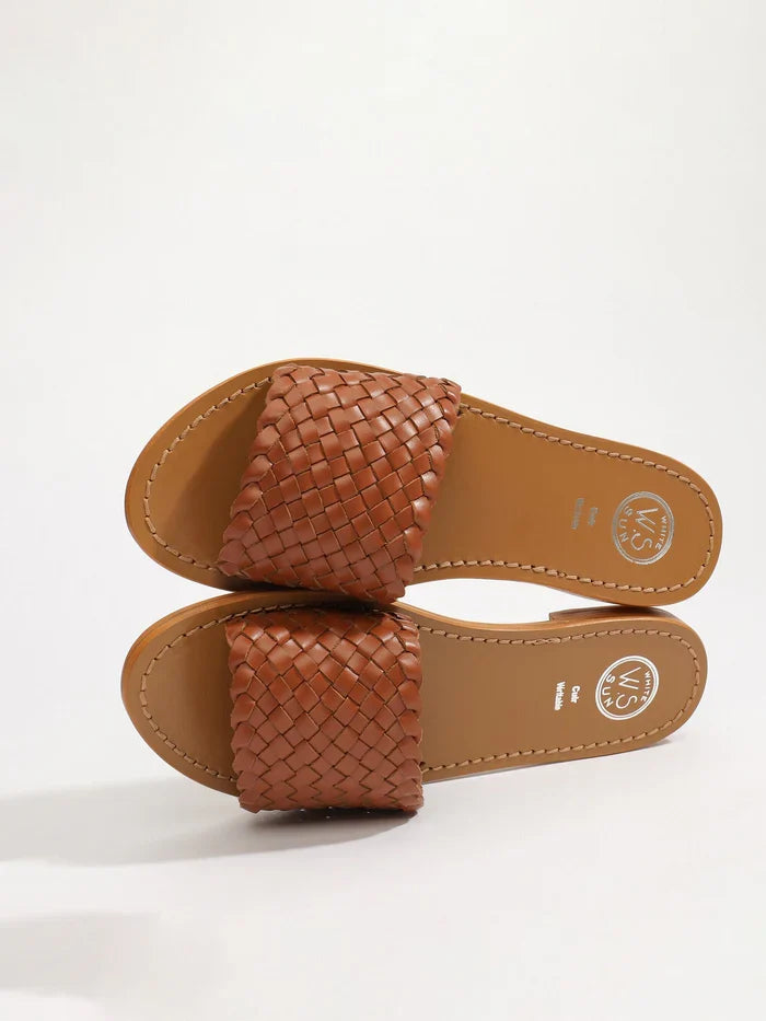 Candida Mules - Camel