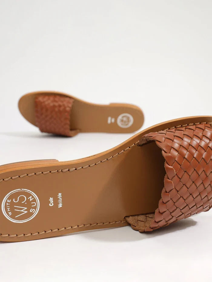 Candida Mules - Camel
