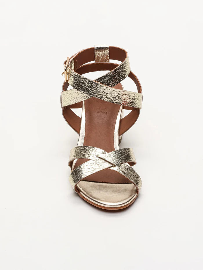 Sandalias de Tacón Anaba - Light Gold