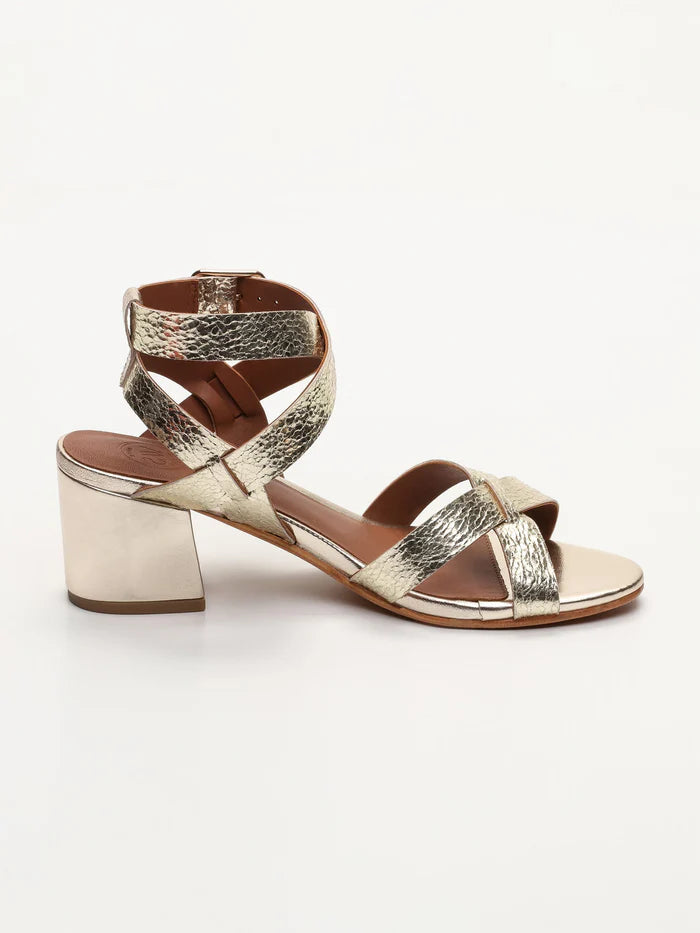 Sandalias de Tacón Anaba - Light Gold