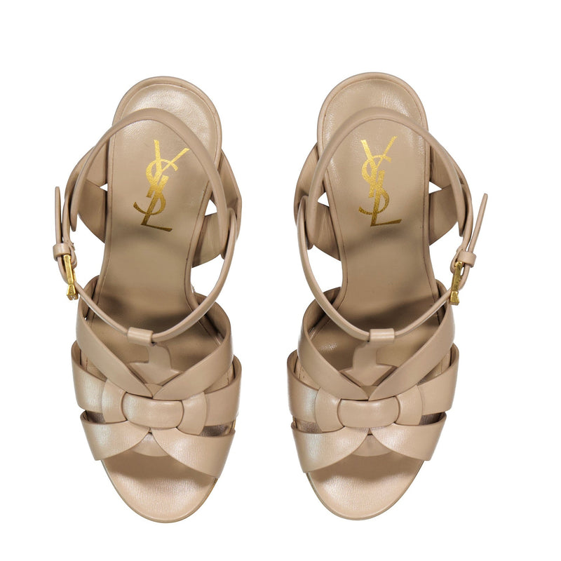 Sandales - Saint Laurent Tribute Leather - Beige