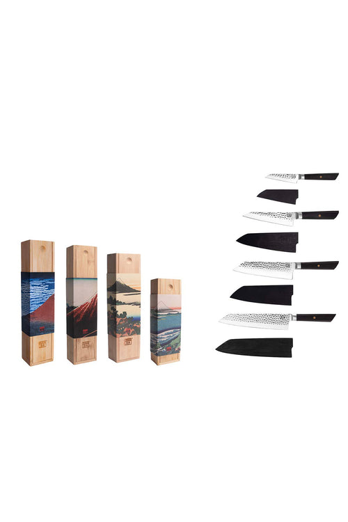Set Complet De Couteaux - Collection Bunka - 4 Pièces