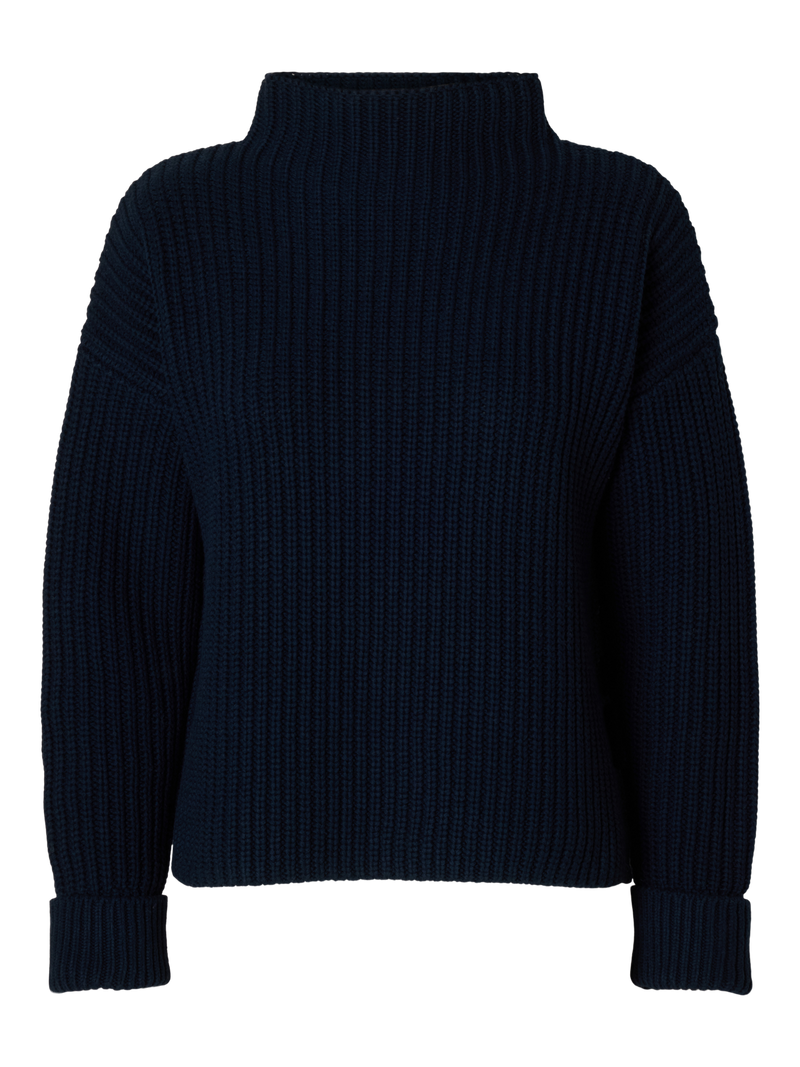 Pull En Maille - Dark Sapphire - Femme