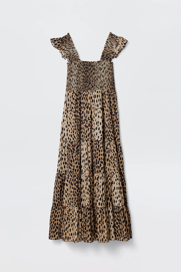 Kendall Antelope Dress Spot Black