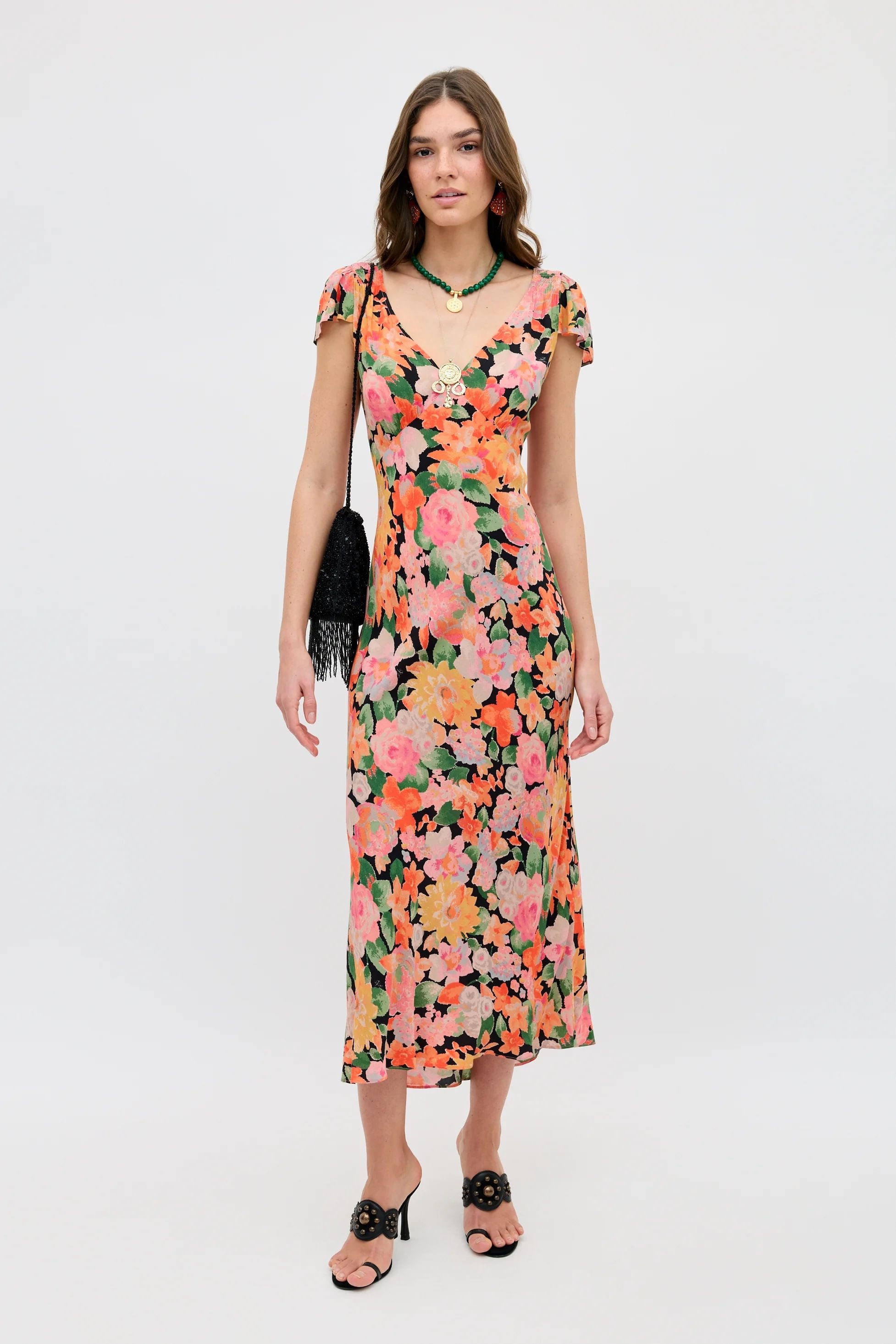 Cathy Chelsea Dress Floral Black