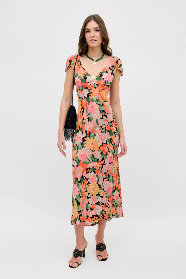 Cathy Chelsea Dress Floral Black