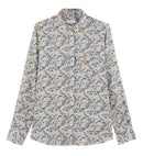 Ico Libert Shirt - Dark Blue Print - Women